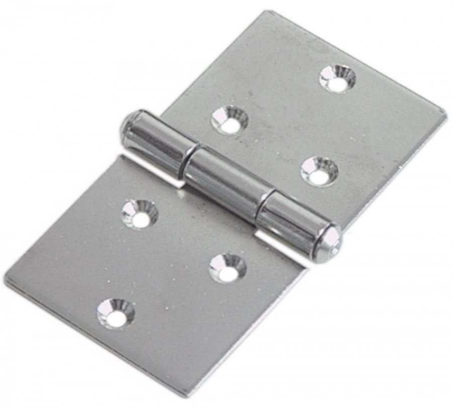  Hinge SS H 12,5mm L 112mm W 60mm thickness 2,5mm hole ø 5mm mounting distance 28mm type SS LB60 - 690380