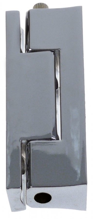 Edgemount hinge chrome-plated L 100mm W 23mm mounting distance 60mm without lift - 690430