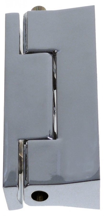 Edgemount hinge chrome-plated L 100mm W 25mm mounting distance 60mm without lift - 690431