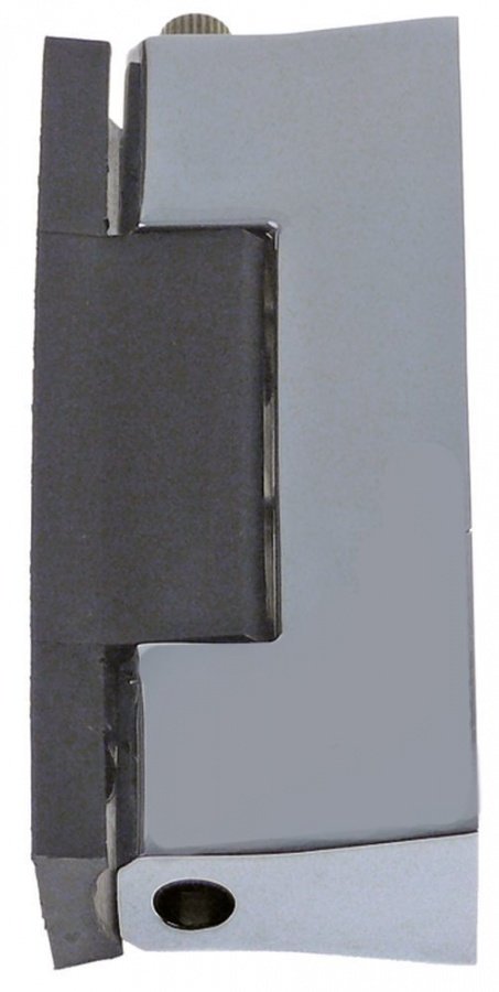 Edgemount hinge chrome-plated L 100mm W 25mm mounting distance 60mm without lift - 690434