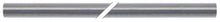 Handle rod tube ø 30mm thickness 1,5mm L 300mm SS - 690439