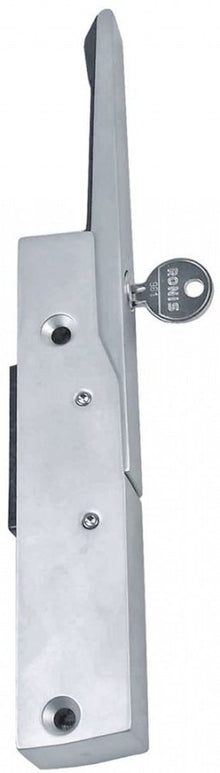 Handle latch L 150mm mounting distance 110mm matt chrome-plated locking version - 690456