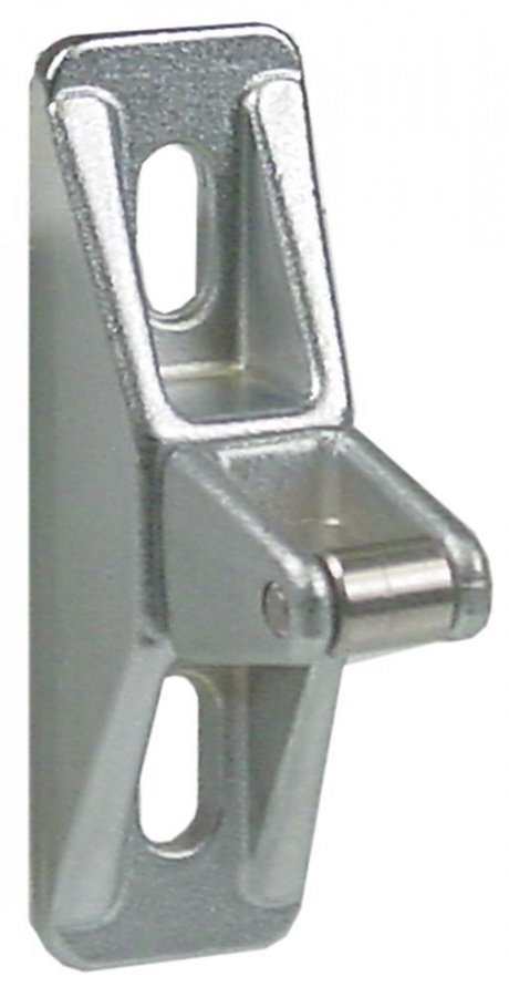 Prindere pentru închizătoare alamă nichelată Î 41mm L 70mm L 21mm cu rolă DPF 40mm ørole 8mm - 690487