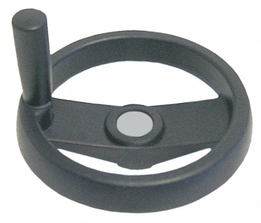 Hand wheel ø 200mm D1 ø 50mm bore ø 16mm thread M6 hole distance 15mm L1 34mm L2 142mm - 690553