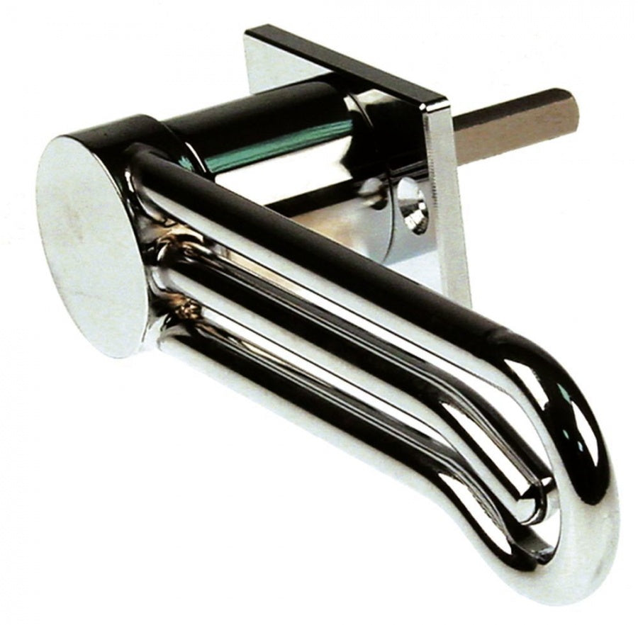 Door handle L 190mm W 41,5mm metal mounting distance 55mm flange mm shaft 8x8mm - 690584