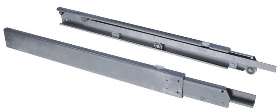 Drawer slide L 550mm pull-out length 540mm SS H 60mm W 17mm Qty 1 pair - 690607