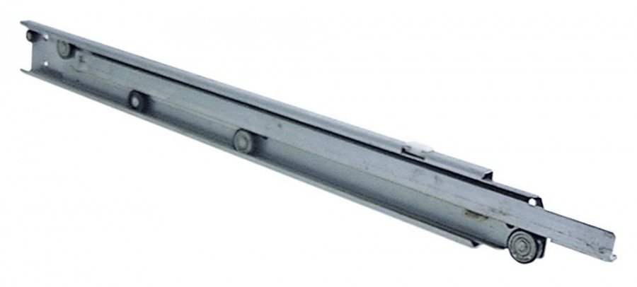 Drawer slide L 600mm pull-out length 590mm SS H 60mm W 17mm Qty 1 pair - 690608