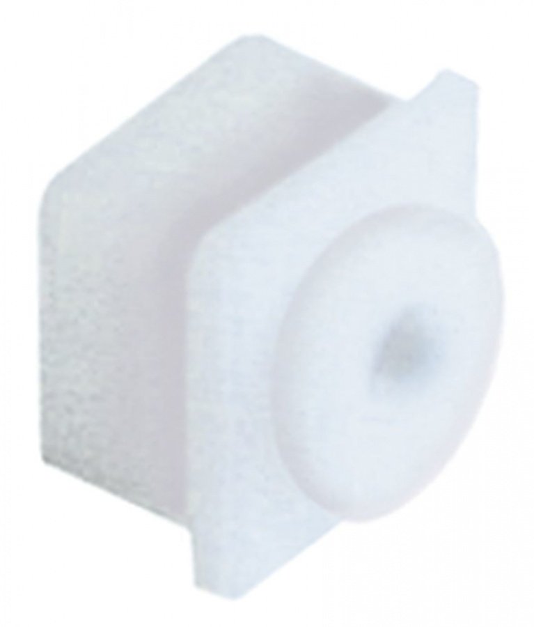 Bucșă DI ø 75mm alb dimensiuni de montaj 22x22mm Î 45mm L 255mm L 255mm pentru balama - 690747