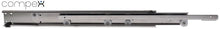 Telescopic slide pair L 550mm pull-out length 610mm SS H 60mm telescopic - 690753
