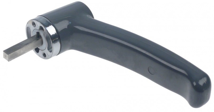 Door handle handle ø 40mm grey shaft 8x8mm handle length 140mm - 690761