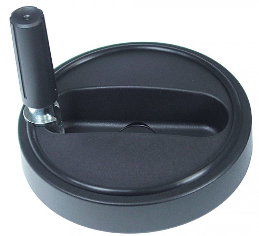 Hand wheel ø 160mm D1 ø 45mm bore ø 16mm depth of bore 32mm groove width 5mm L1 25mm - 690800