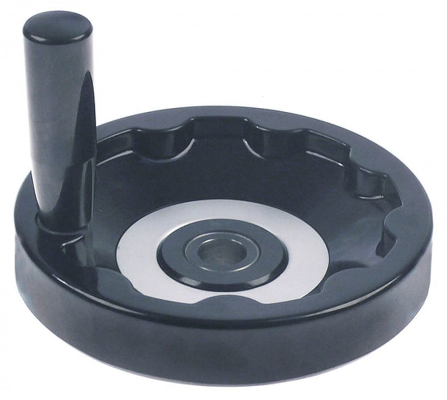 Hand wheel ø 175mm D1 ø 40mm bore ø 20mm thread M8 hole distance 8mm L1 22mm L2 60mm - 690858