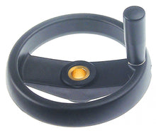 Hand wheel ø 160mm D1 ø 40mm bore ø 16mm thread M5 hole distance 8mm L1 22mm L2 50mm - 690860