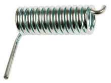  Torsion spring ø 43mm L2 117mm wire gauge ø 7,2mm L1 80mm L3 18mm - 690879