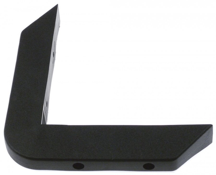 Bumper angle thermoplastic hole distance 34mm black H 27mm W 33mm hole ø 5mm - 690890