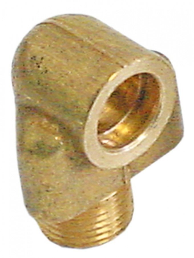 Connection angle for water level tube thread 3/8" brass hole ø 13,5mm - 691072