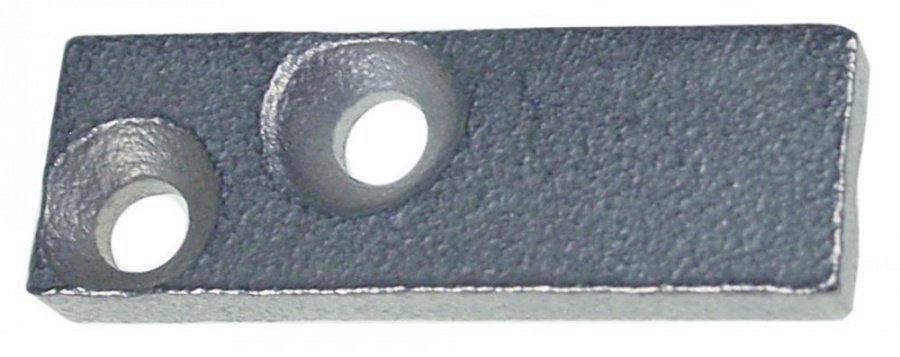 Holding plate SS H 4mm L 35mm W 12mm mounting pos. upper for probe - 691097