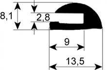 Window gasket profile 1882 Qty by meter - 691202
