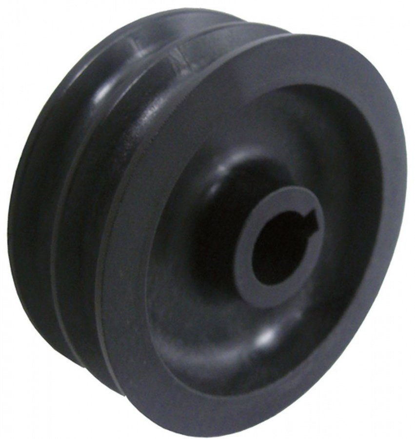 V-belt pulley disc ø 75mm double shaft intake ø 13mm 14 groove depth 6mm - 691229