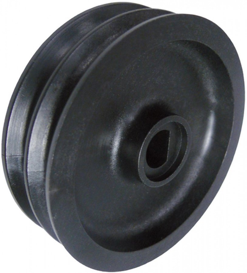 Round belt pulley disc ø 94mm double shaft intake ø 14x11mm groove depth 6mm - 691230