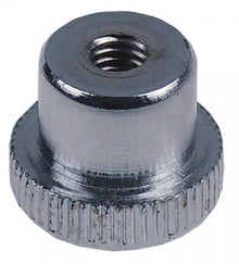 Knurled nut M6 ø 19mm H 15mm chrome-plated steel - 691258