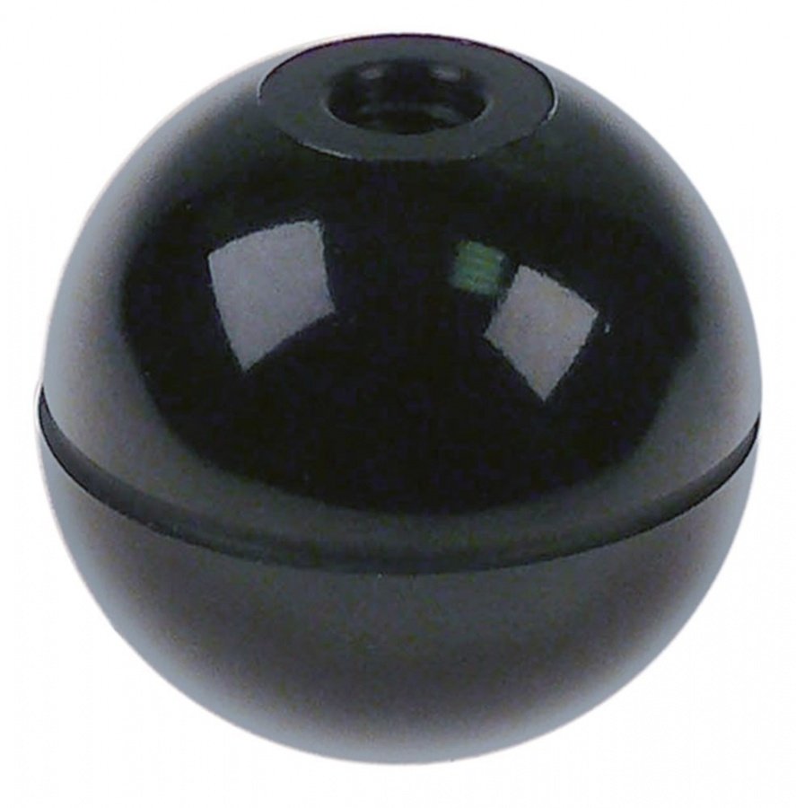 Mâner sferic ø 40mm filet M8 negru - 691438
