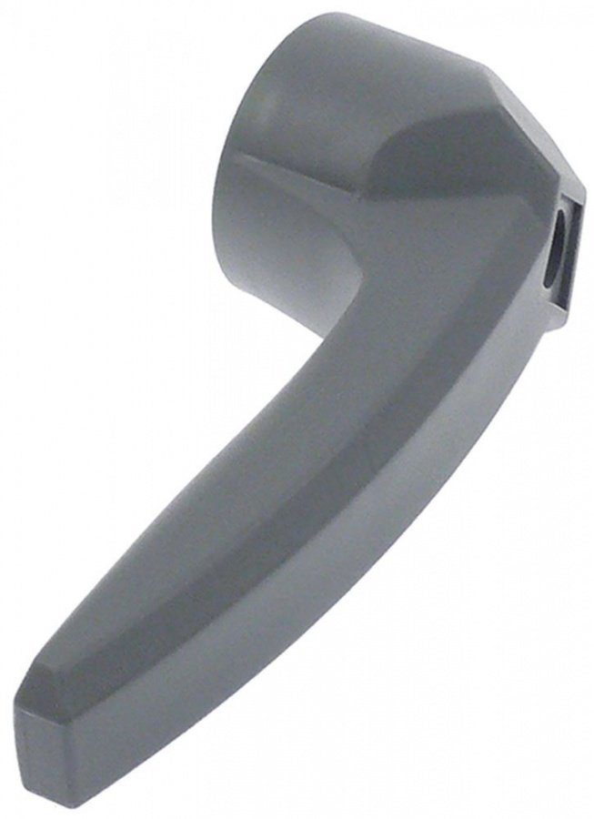 Mâner ușă plastic gri cuptor MKN 207089, L 200x32mm H 70mm pentru ax cu 8 dinti, plastic - 691617