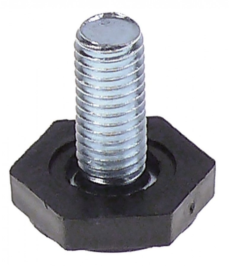 Equipment foot thread M10 ø 25mm H 8mm WS 25 overall height 33mm thread L 25mm Qty 1pcs - 691652