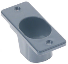 Cover cap plastic grey L 94mm W 40mm mounting distance 75mm D 36mm - 691777