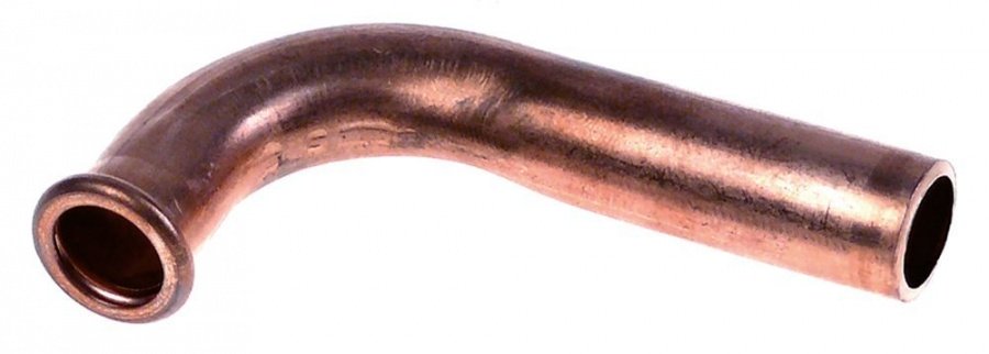 Drain pipe L 60x30mm ø 12mm brass - 691916