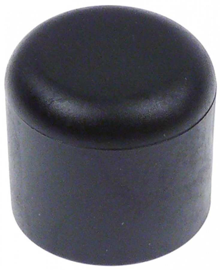 End cap ø 25mm black L 26mm for circular pipe Qty 1pcs - 691994