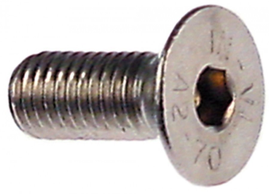 Countersunk screw thread M10 L 20mm  WS 6 SS DIN 7991/ISO 10642 Qty 1 pcs intake hexagonal - 692037