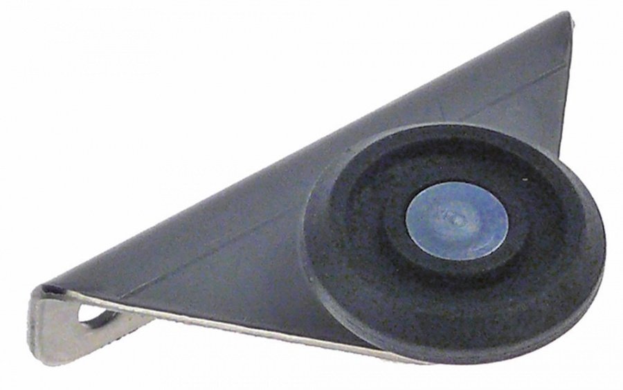 Rolă pentru uși glisante ø 25mm 6mm oțel inoxidabil/plastic Î 13mm L 56mm DPF 40mm cu suport PM sus - 692138