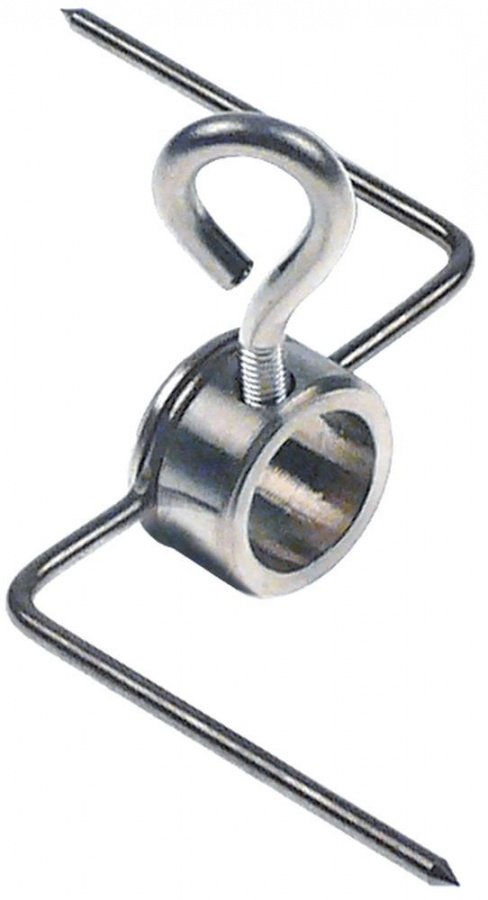 Skewer clamp for chicken rotisserie ID ø 17,5mm L 130mm W 73mm - 692141
