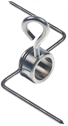 Skewer clamp for chicken rotisserie ID ø 17,5mm L 130mm W 73mm - 692141