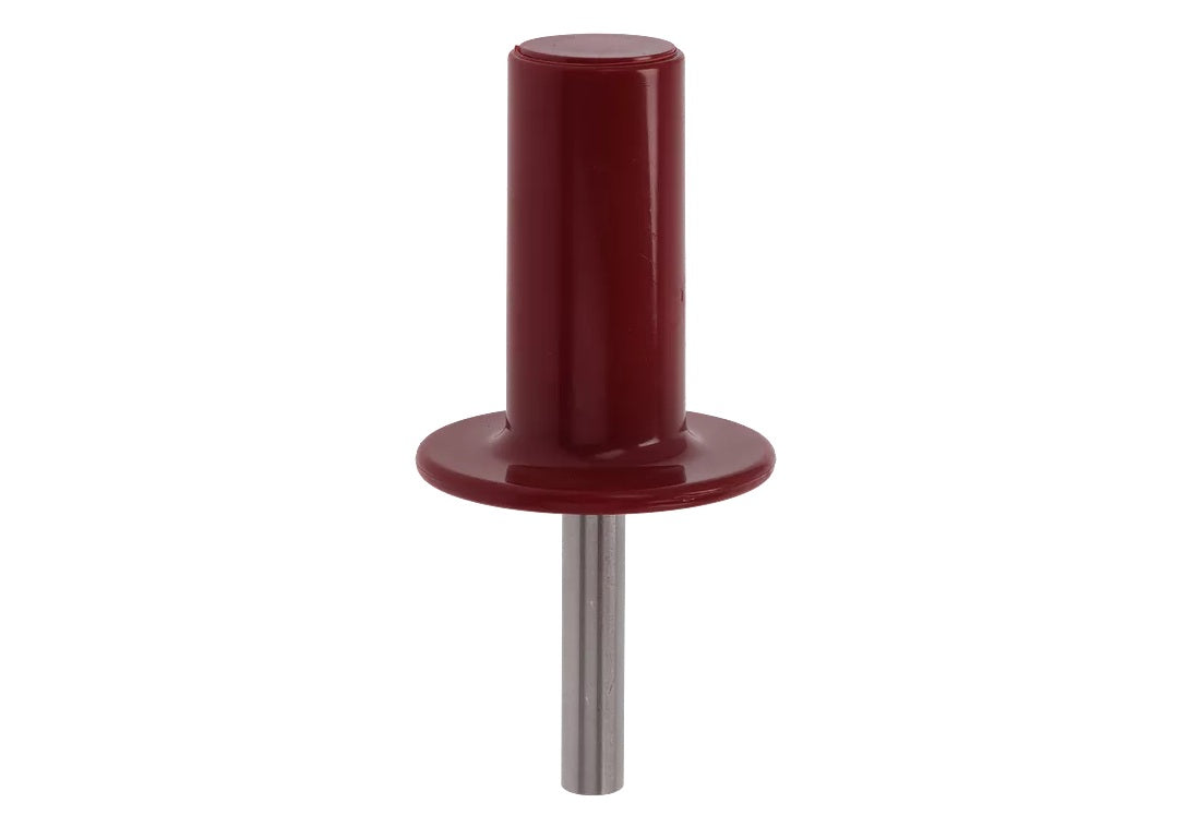 Handle thread M6 plastic ø 25mm red D1 ø 65mm L 150mm - 692150