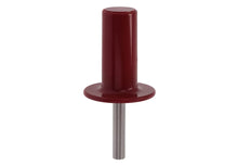 Handle thread M6 plastic ø 25mm red D1 ø 65mm L 150mm - 692150