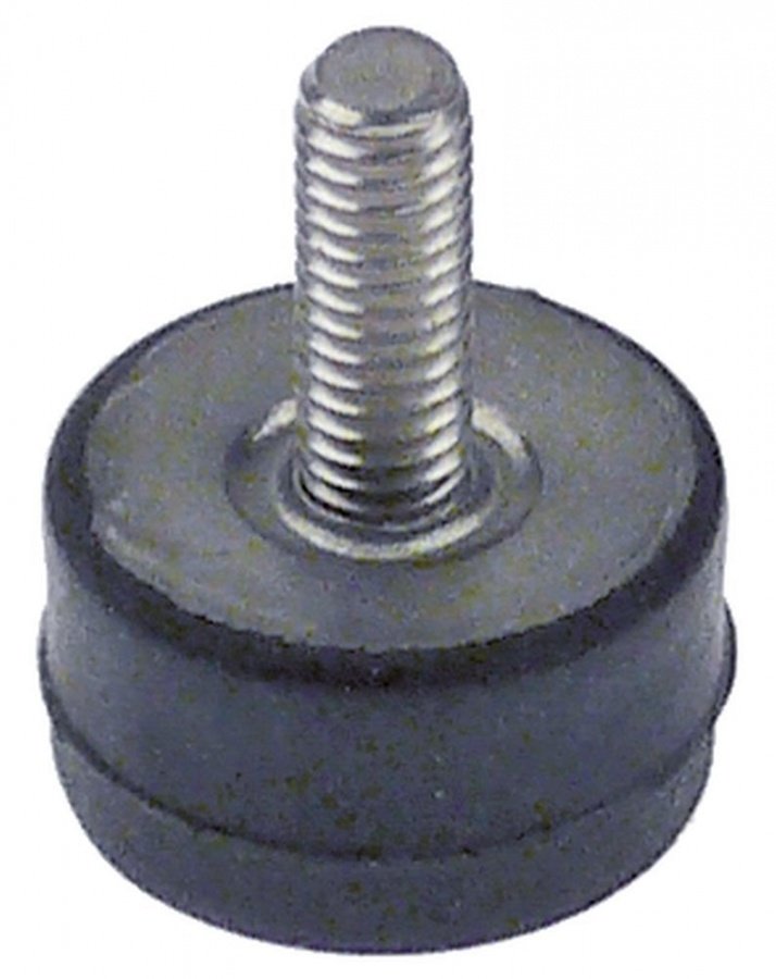 Stopper thread M4 D1 ø 15mm L 8mm with screw connection for glass plate - 692300
