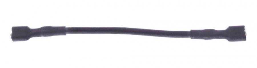 Contact bridge for heating element L 110mm connection male faston 6,3mm cable length 80mm - 692332