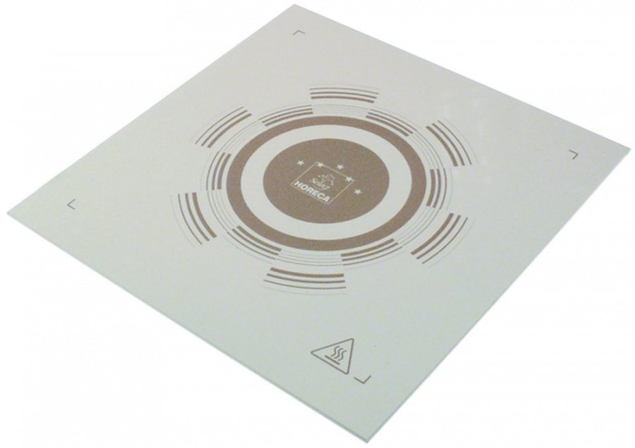  Ceramic plate L 330mm W 335mm for microwave thickness 3,5mm GMW1025 Qty 1 pcs - 692350
