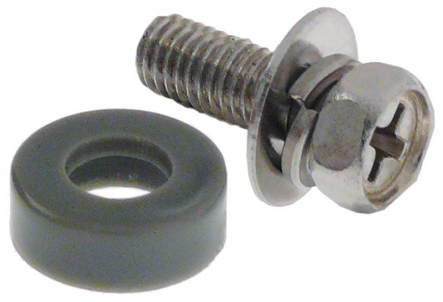 Roller ø 12mm overall width 5mm A 12mm B 5mm plastic with screw connection bore ø 5,4mm - 692376