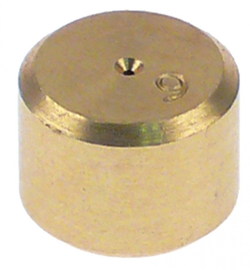  Reducer bore ø 0,6mm brass ø 12mm thickness 9mm code 6 - 692446