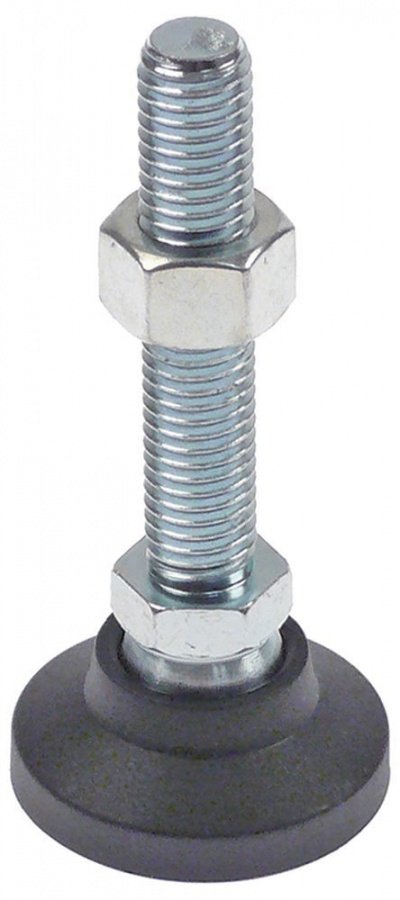 Equipment foot thread M12 thread L 63mm H 88mm ø 40mm WS 17 Qty 1 pcs - 692463