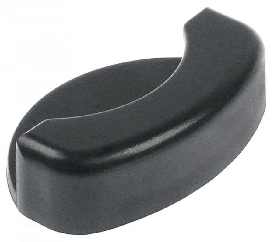 Handle L 96mm W 64mm hole distance 73mm mounting pos. side panel black - 692545