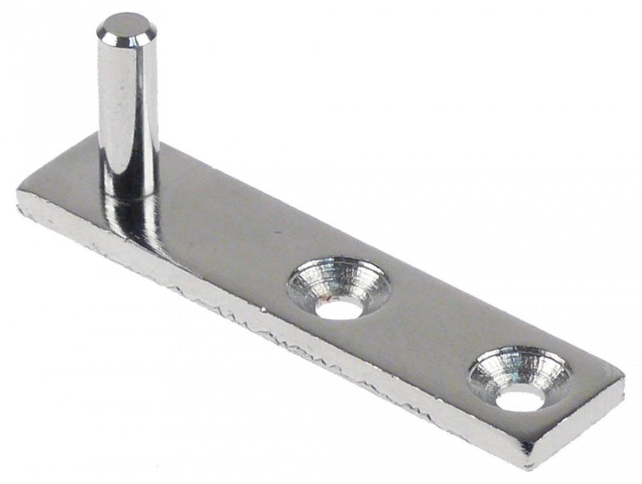 Hinge bearing with plunger mounting pos. right/left refrigerator L 87mm - 692585