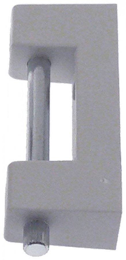  Door hinge L 80mm W 18mm mounting distance 30mm hinging left/right without lift plastic - 692587