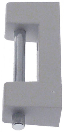  Door hinge L 80mm W 18mm mounting distance 30mm hinging left/right without lift plastic - 692587