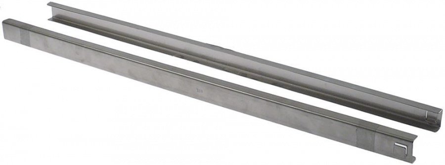  Pereche de șine L 660mm L 30mm în formă de U PM stânga/dreapta lățime cârlig 15mm - 692606