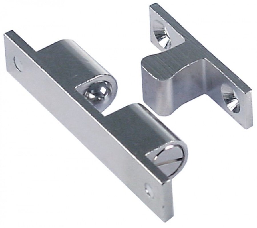 Snap lock L 70mm W 13mm H 21mm mounting distance 60/30mm complete with door catch - 692609