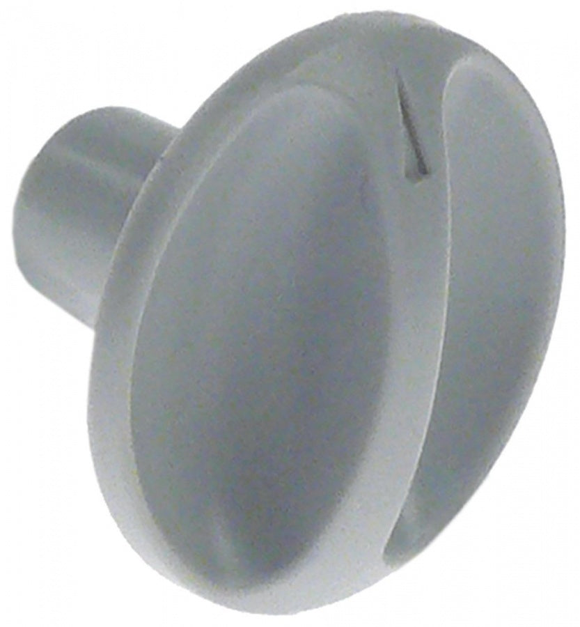 Buton termostat ø 26 mm, orificiu ax 6x4 mm, plastic gri - 692677